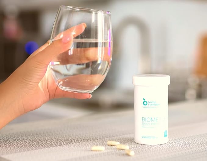 Biome V3 Probiotic, Prebiotic, & Fulvic Minerals Supplements - 35 Billion CFU - 6 Strains - 60 Vegan Capsules - Women & Men - FODMAP Friendly - Supports Digestive, Immune & Gut Health