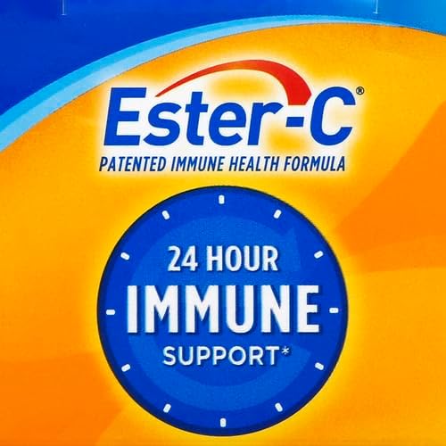 Ester-C Vitamin C, 500mg Tablets, 60-Count Bottles (Pack of 2)