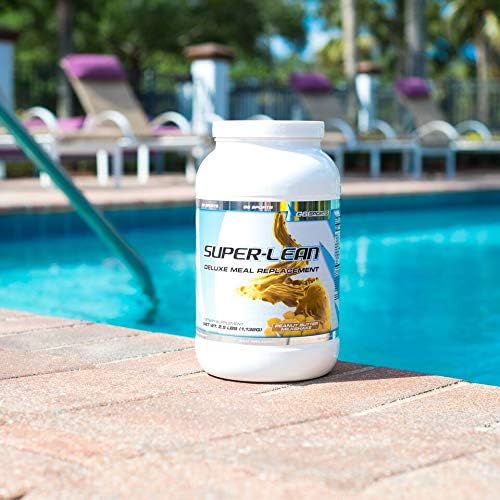 Nutrition Super-Lean Deluxe Meal Replacement (32g Protein, 7g Fiber, 25 Added Vitamins & Minerals) – 2.5lb Jar – Peanut Butter Milkshake