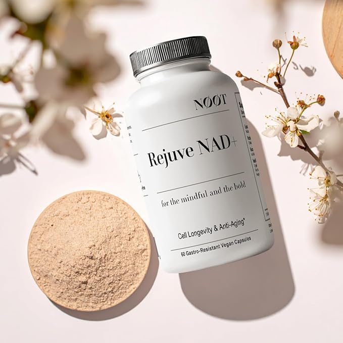 Liposomal NAD Supplement - Nicotinamide Adenine Dinucleotide with NAD Precursors Nicotinamide Riboside (NR) and Niacin Vegan Anti Aging Supplement for Longevity 60 Capsules, 1 Month Supply