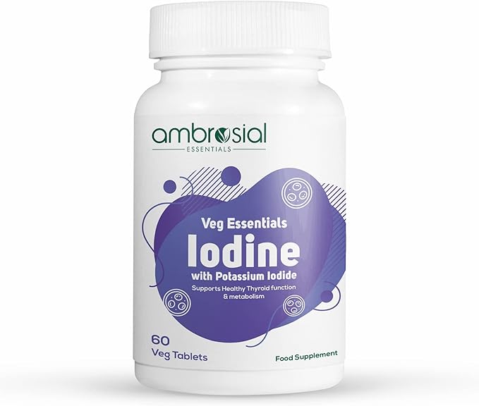 Ambrosial Iodine 5000mcg Tablets (Pack of 1-60 Tablets)