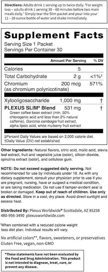 PLEXUS Slim MicroBiome Black Cherry Lime Blossom, 4.0 Ounce