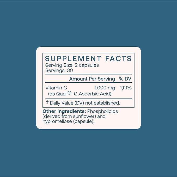 BodyBio Liposomal Vitamin C - Powerful Antioxidant for Immune Support and Cellular Health, Pure Ascorbic Acid with Maximum Absorption