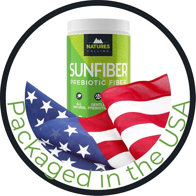 NATURE'S CALLING All-Natural Fiber Supplement | Gentle | Non-GMO | Low-FODMAP | Sunfiber | Prebiotic, 30 Servings (7.4 oz)