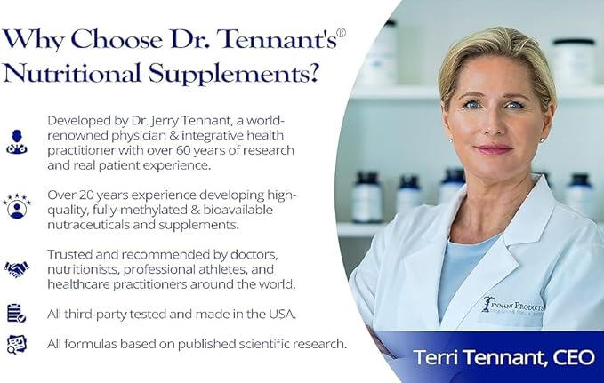 Dr. Tennant's Liquid Iodine Drops 2 Fl Oz | Lugol's Solution with Potassium Iodide | Helps Thyroid Function, Hormonal Balance, and Immune Health