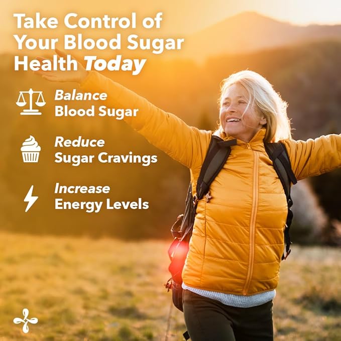 LifeSeasons GS Stabili-T - Blood Sugar Support Supplement - Healthy Circulation & Vision - Maintain Normal Levels - Chromium Cinnamon Gymnema Bilberry & Alpha Lipoic Acid - 90 Capsules