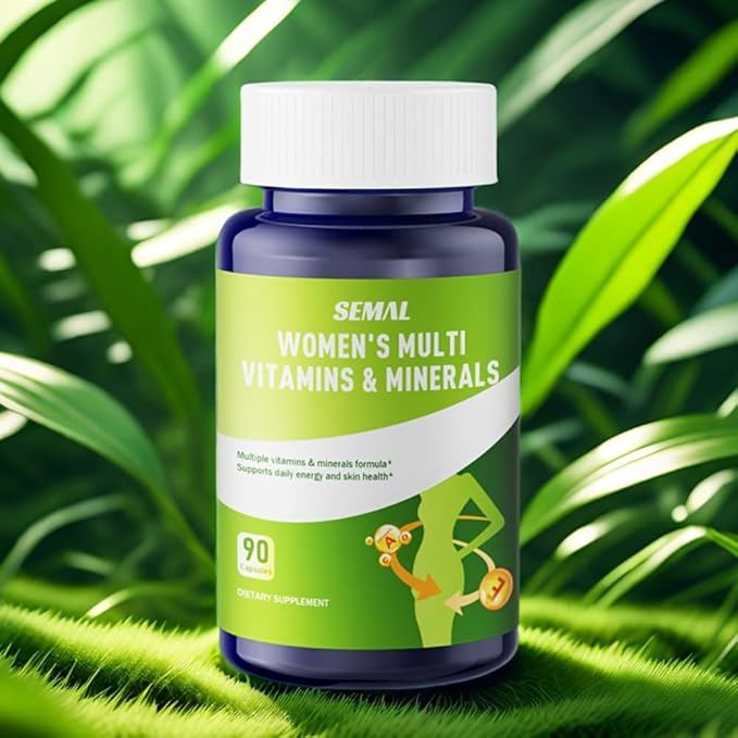 SEMAL Daily Multivitamin & Multimineral Supplement for Women (90 Capsules)