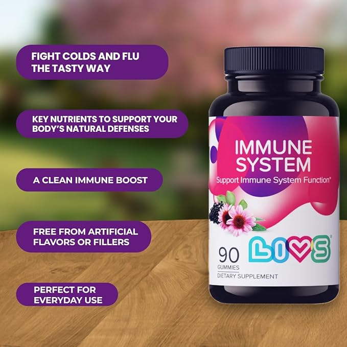 Immune System Elderberry Gummies for Adults & Kids | Advanced Immune Support Supplement with Vitamin C, Echinacea, & Propolis | Vegan & Gluten Free Gummy Vitamins | 200mg Elderberry/Dose -180 Ct
