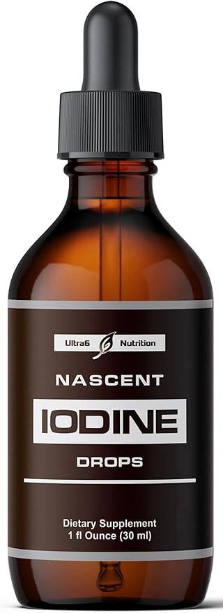 Nascent Iodine Supplement | Nascent Iodine Drops for Increased Energy & Optimal Health | Liquid Supplement and Immunity Booster