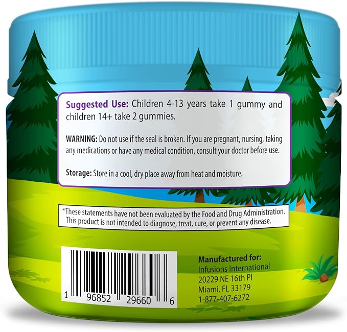 Infusions Super Fruit Gummies 180 Count w/Vitamin A,C,E + Zinc – Organic Silica, Antioxidant Blend – Vegan Friendly - Gluten Free - Non-GMO - 2 Pack