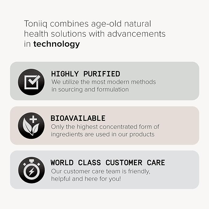 Toniiq Ultra High Purity Quercetin Capsules - 95%+ Highly Purified and Bioavailable - 1000mg Per Serving - 240 Capsules Quercetin Supplement