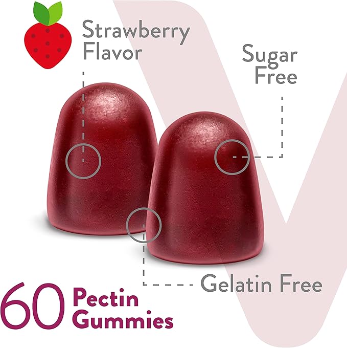 VITEEY Vitamin B Complex Gummies with Vitamin C, Sugar Free - Energy, Metabolism & Nerve Health - B6, B12, Folic Acid, Biotin - Vegan, Gelatin Free, GMO Free - Tasty Chewable Strawberry Flavored Gummy