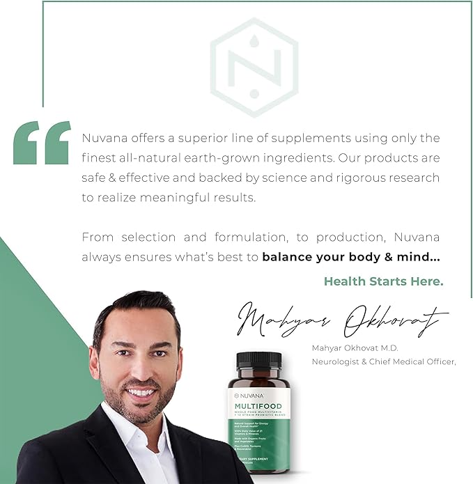 Multifood Whole Food Multivitamin for Men & Women | 21 Organic Fruits & Vegtables | Boosts Energy, Supports Gut & Immune Health | Prebiotics & Probiotics | 60 Capsules