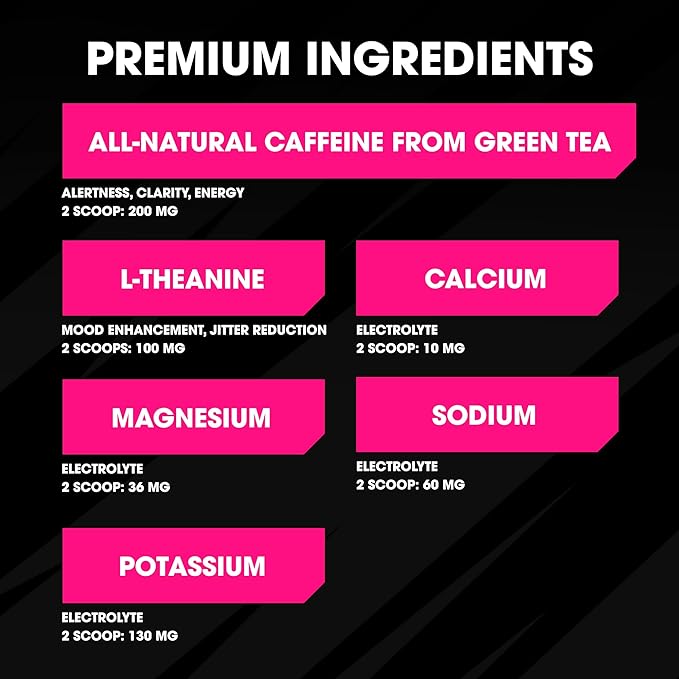 Advanced Energy - Energy Boosting Formula with Electrolytes for Hydration - L-Theanine to Combat Jitters - Sugar Free & Keto Friendly - No Maltodextrin (40 Servings) (Rocket Pop)