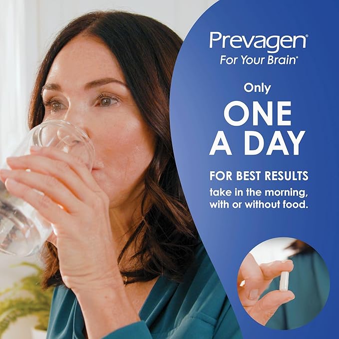 Prevagen Regular Strength 10mg, 30 Capsules |2 Pack| with Apoaequorin & Vitamin D with Attractive and Stackable Prevagen Storage Box