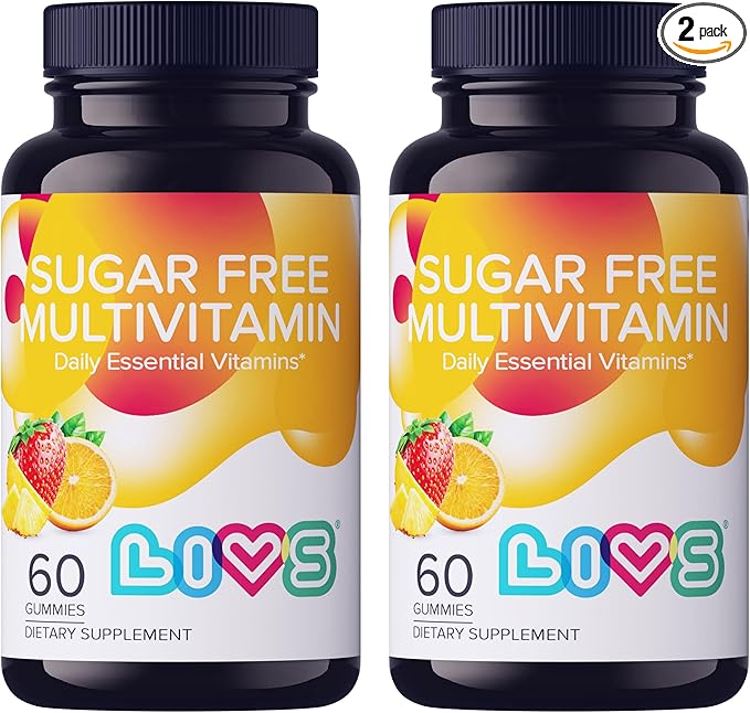 Sugar Free Multivitamin Gummies for Adults & Kids – Vegan Gummy Vitamin with A, C, D, B-Complex (B3, B5, B6, B12), Biotin & Zinc | Multivitamin Supplements for Overall Wellness & Support - 120 Ct