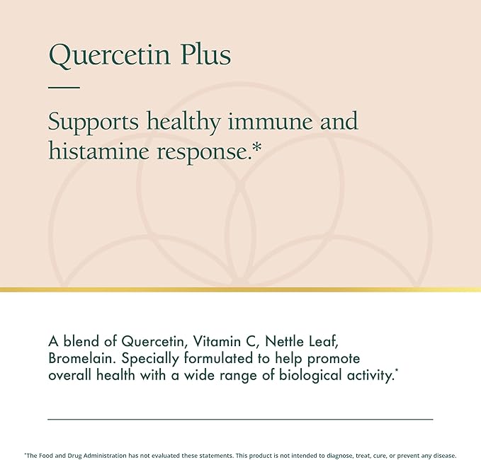 Natura Health Products Quercetin Plus Supplement - Modulates Healthy Immune and histamine Response - Featuring Bromelain, Vitamin C, Nettle Leaf & Quercetin (90 Capsules)