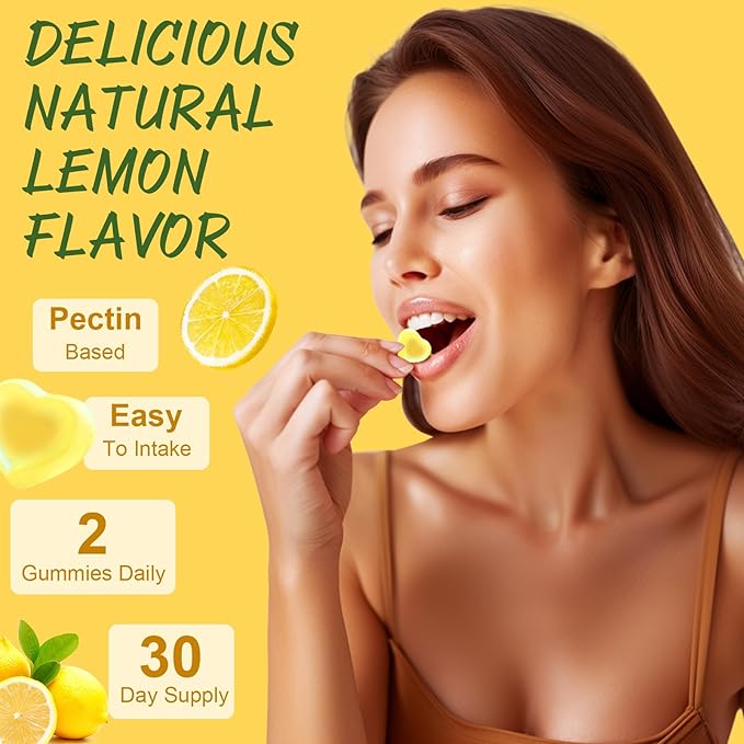 Sugar Free Multivitamin Gummies for Women 14+ w/Iron, Bariatric Multivitamin, Inositol, Folate, Biotin, Womens Daily Gummy w/Vitamin A, D, C, B, for Hair, Skin, Energy, Immune, Lemon Flavor