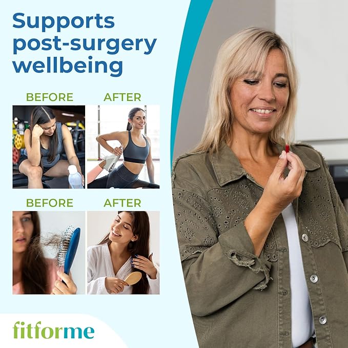FitForMe Bariatric Multivitamins with Iron After Gastric Sleeve - One a Day WLS Optimum Capsule - 90 Days Supply of Vitamins & Minerals, Scientifically Proven