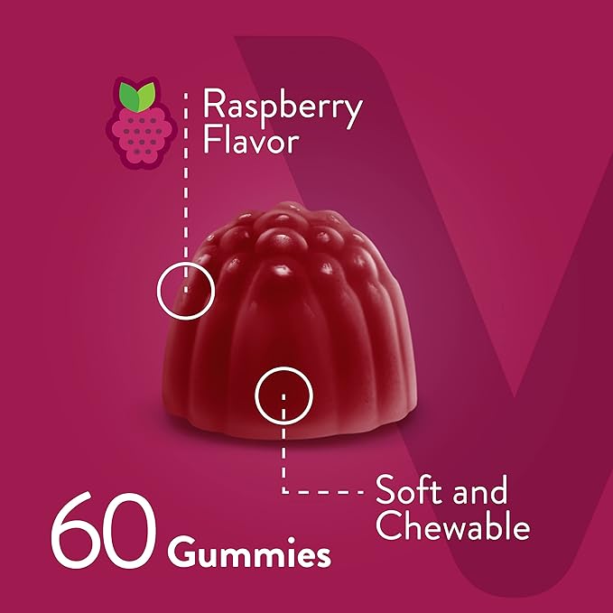 Viteey Collagen Gummies with Biotin Gummies for Hair Skin and Nails Vitamins - Biotin and Collagen Supplements for Women & Men - Vegan, Gluten-Free – 60 Count