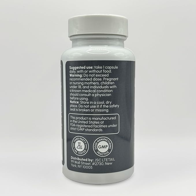 Alpha GPC Supplement Bio-Available Pure Form of Choline - Easily Absorbed by The Body - 300mg 60 Capsules - Made in The USA
