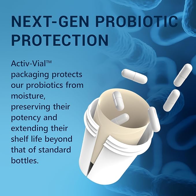 60 Billion CFU Probiotic - Unique Tri-Blend w/ 8 Probiotic Strains, Prebiotics & Postbiotics - for Digestive & Immune Support - Delayed Release - Shelf Stable - Non-GMO, Gluten Free - 30 Ct