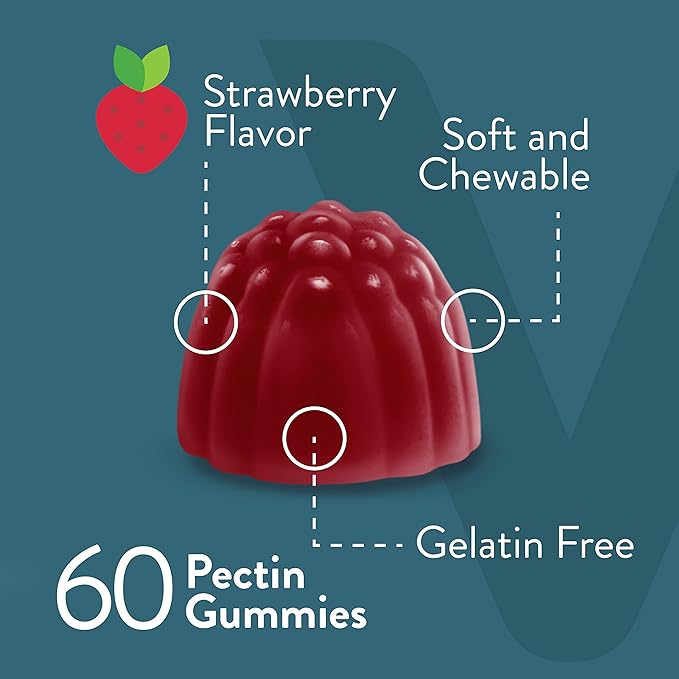 VITEEY Vitamin D3 K2 Gummies - 1000 IU Vitamin D3 and K2 100mcg - Bone & Heart Health for Adults and Teens - Vegetarian, Gelatin Free, GMO Free - Tasty Chewable D3K2 Vitamins Strawberry Flavored Gummy