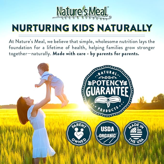 Nature's Meal Vitamin D3 + K2 Drops MK-7 5 mcg, Liquid Vitamin D Drops for Infants 400 IU, Healthy Bones, Heart & Immune System, Sugar Free Supplement for Infants/Baby & Toddlers, 180 Servings