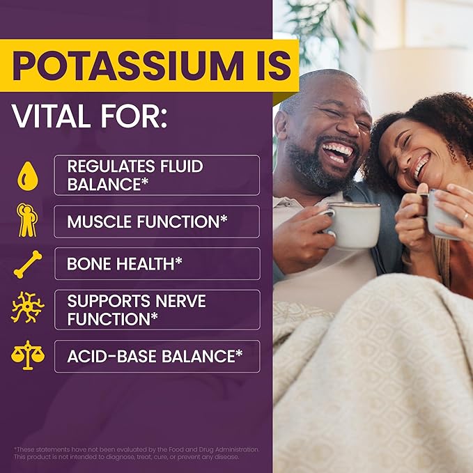 WellnessOne Ionic Potassium Supplement - Potassium Chloride Drops for Fast Absorption - Boost Immune System & Muscle Function - USA Tested, Vegan, Non-GMO, Gluten Free, Unflavored, 1.67 fl oz