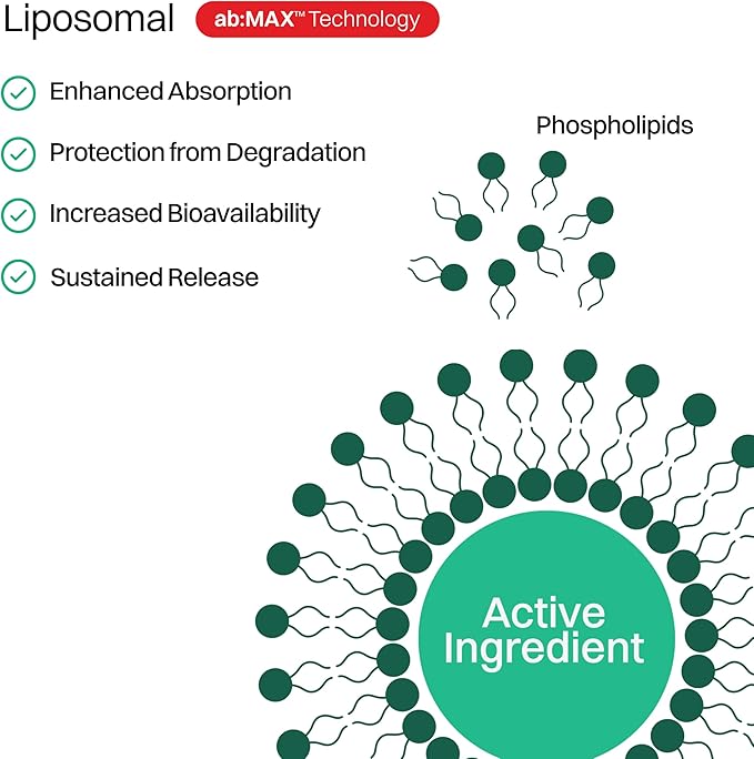 Liposomal Vitamin C Sugar-Free Gummies - 500mg, 60 Gummies, 30 Servings, Immunity Booster, Collagen Support, Antioxidant, Eco-Friendly Jar- Strawberry Guava Flavor