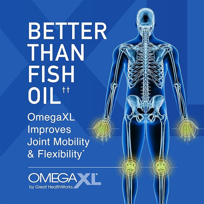 OmegaXL Powerful Joint and Muscle Support Supplement 60 Count (2 Pack) & Probiotic XL - PreforPro, DE111, Shelf Stable - Promote Healthy Gut Flora Growth (30 Veggie caps)