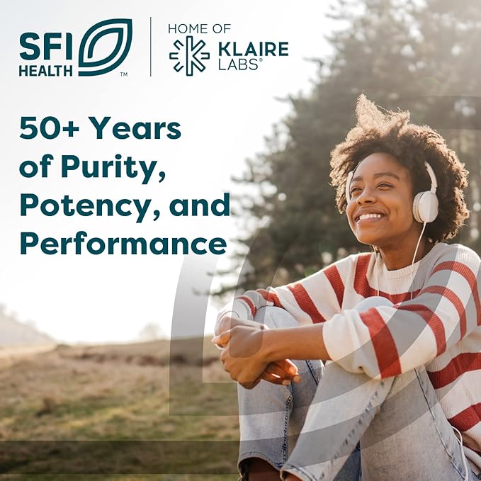 Klaire Labs SFI Health Spectrafiber - Hypoallergenic 9 Soluble Fiber Blend with Apple Pectin & Glucomannan, No Psyllium & Gluten-Free (120 Capsules)
