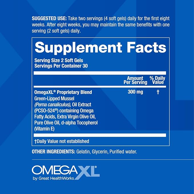 OmegaXL Powerful Joint and Muscle Support Supplement 60 Count (2 Pack) & Probiotic XL - PreforPro, DE111, Shelf Stable - Promote Healthy Gut Flora Growth (30 Veggie caps)