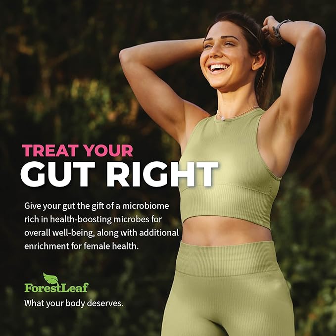 Probiotics for Women, 50 Billion CFU, 26 Unique Strains, Women's Probiotic and Prebiotics Support Digestive Health, w/Cranberry, Hibiscus & D-Mannose for Vaginal PH Balance, Urinary, Gut (30 Caps)