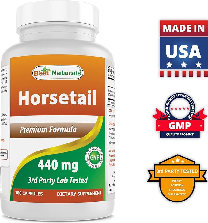 Best Naturals Horsetail 440 mg 180 Capsules