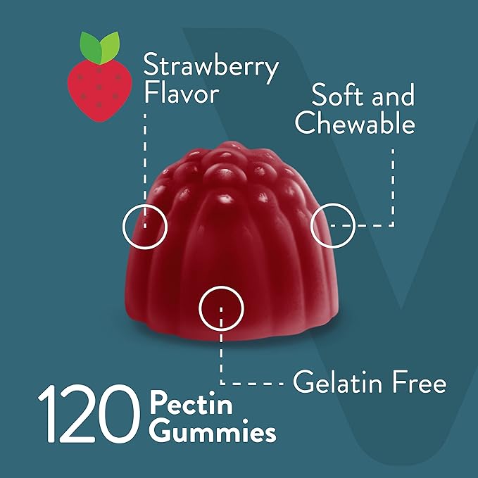 VITEEY Vitamin D3 K2 Gummies - 1000 IU Vitamin D3 and K2 100mcg - Bone & Heart Health for Adults and Teens - Vegetarian, Gelatin Free, GMO Free - Tasty Chewable D3K2 Vitamins Strawberry Flavored Gummy