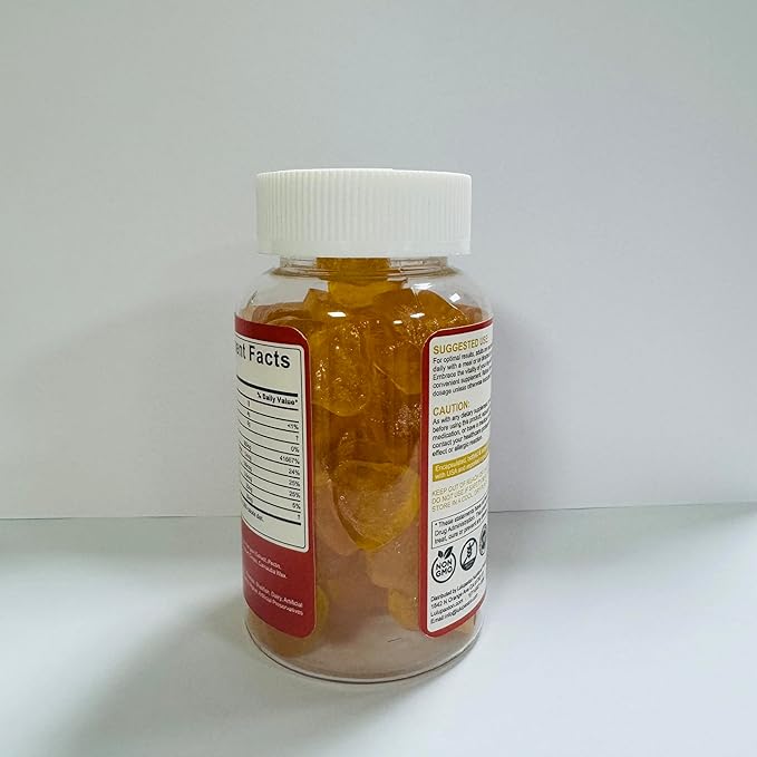 Vitamin B1 Gummies - Benfotiamine 500mg, Vitamin B1 B6 B12 Complex, Sugar Free, Non GMO, Vegan, 60 Counts