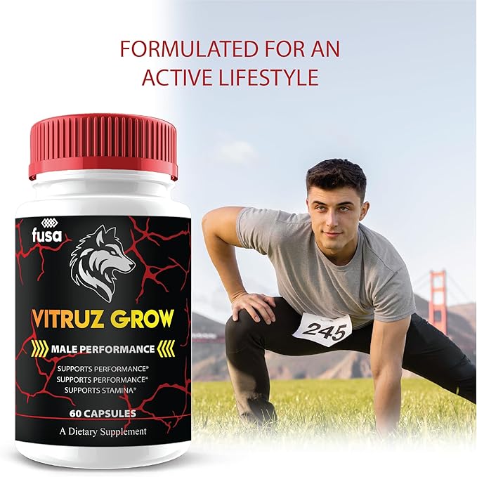 (2 Pack) Vitruz Grow Supplement VitruzGrow Max Support Capsules, Vitrus Grow Maximum Strength Advanced Support Multivitamin Formula Overall Health & Wellness, VitrusGrow Supplement (120 Capsules)