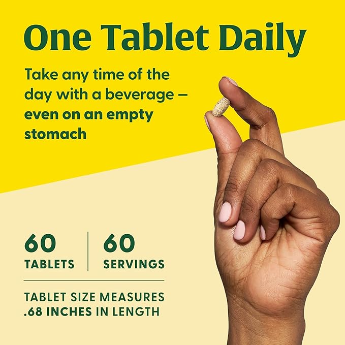MegaFood Women's 55+ One Daily Multivitamin for Women - with Vitamin A, C, D3 & E for Optimal Aging Support - Plus Real Food - Bone & Immune Support Supplement - Vegetarian - 60 Tabs