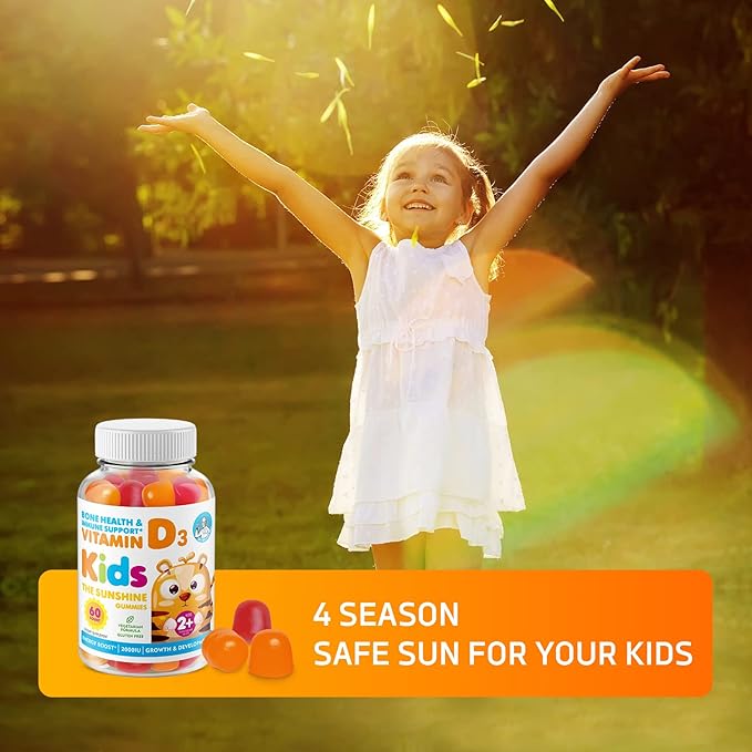 DR. MORITZ Vitamin D Gummies for Kids & Adults and Vitamin C Gummies (2 Pack)