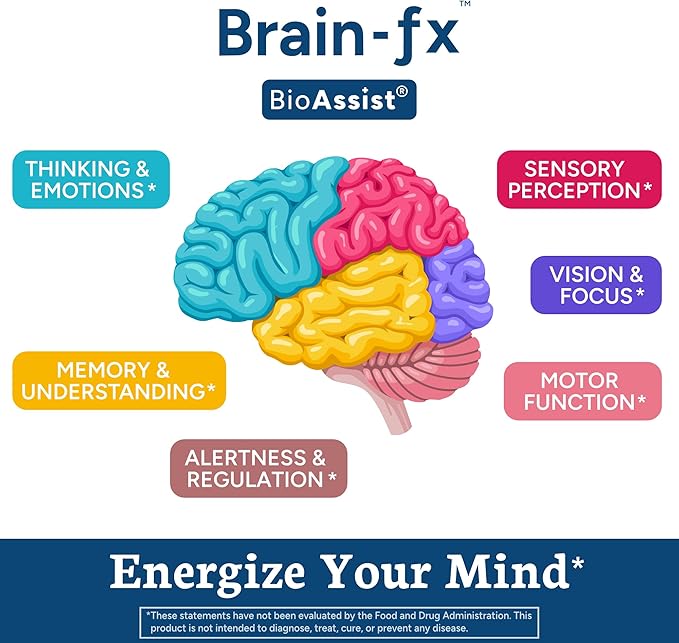 Brain-fx⢠Focus Memory Nootropic Energy Brain Supplement, Lions Mane Extract, L Theanine, B Complex Methyl B12 5MTHF, Alpha GPC, Bacopa, Ginseng, Cordyceps, Huperzine A BDNF Factor, 120 Count