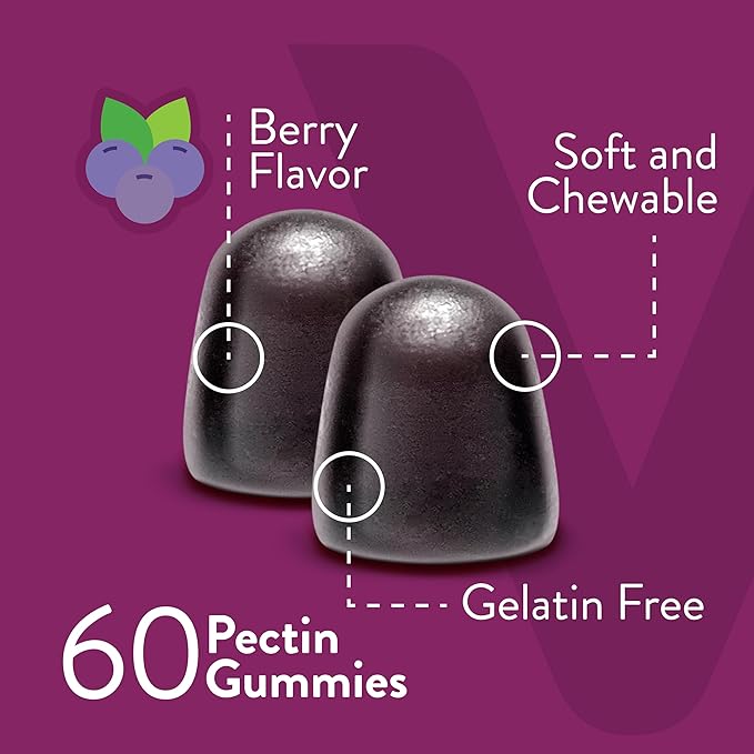 Viteey Prenatal Gummies for Women - Prenatal with Iron for Pregnancy with Choline & Folic Acid Gummies - Vegetarian, Gluten Free - 60 Count