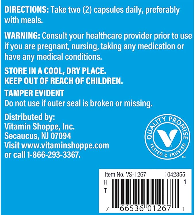 The Vitamin Shoppe Quercetin + Vitamin C, Citrus Free, Antioxidant That Supports A Healthy Immune for All Seasons (100 Capsules)