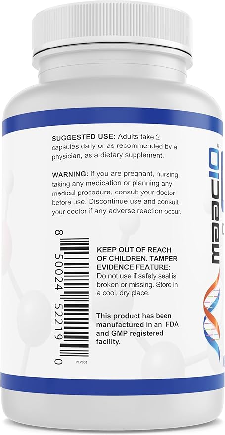 MAAC10 NMNH (NMN Supplement Alternative) 250mg Serving | Uthpeak™ NMNH (Dihydronicotinamide Mononucleotide) for Better Stability | 30-Day Supply.