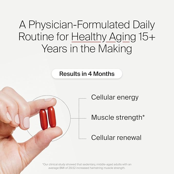 Timeline Mitopure Urolithin A Supplement Softgels - Clinically Proven Support for Healthy Aging and Cellular Renewal - Mitoceutical for Muscle Support and Longevity