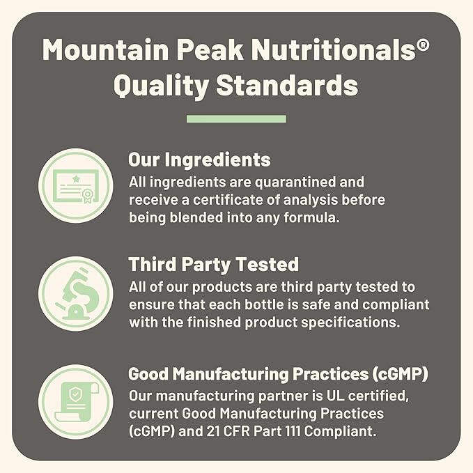 Mountain Peak Nutritionals Ultra High Multivitamin for Men & Women - with Vitamins A, B12, B6, C, D, E, Magnesium, Zinc, Folic Acid, Digestive Enzymes & Probiotics (180 Vegetarian Capsules)