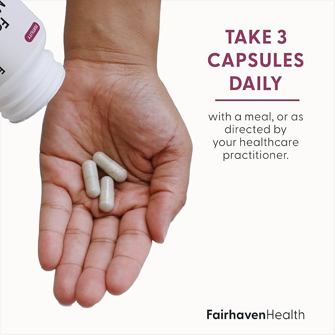 Fairhaven Health FertilAid for Women | Prenatal Vitamin Fertility Supplements for Women | Conception for Her with Vitex and Folate | Support Cycle Regularity and Ovulation* | 90 Capsules