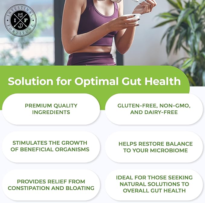 Intestinal Fortitude Phage 1 - Ultimate Gut Health Supplement, Total Restore Intestinal Defense, Patented Bacteriophage Blend for Gut Support, Digestive & Immune System Health, Destroy Bad Bacteria