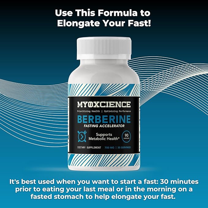 MYOXCIENCE Berberine Fasting Accelerator | Himaberb Berberine HCL with ALA (Alpha Lipoic Acid) and Biotin (90 Capsules)