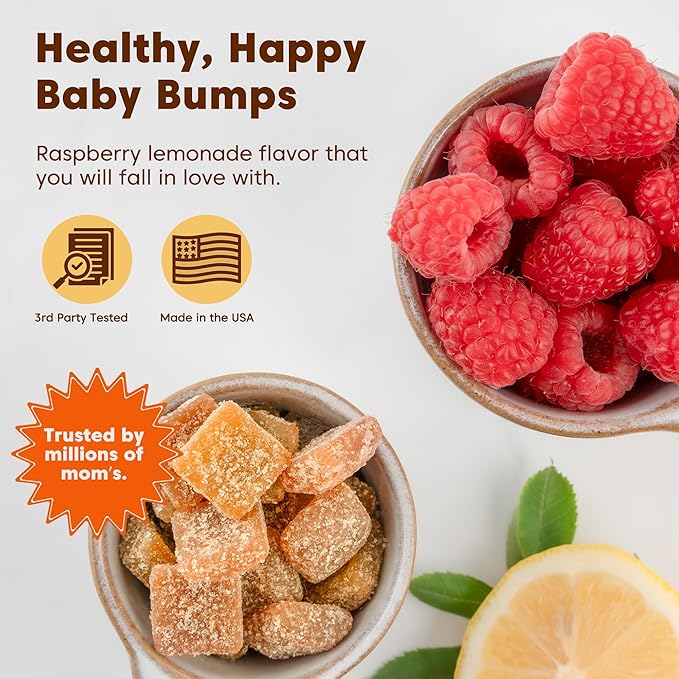 Black Girl Vitamins - Prenatal Gummies for Women Vitamin with Folate for Bone Health Support, Gluten-Free, (Raspberry-Lemonade), 60ct